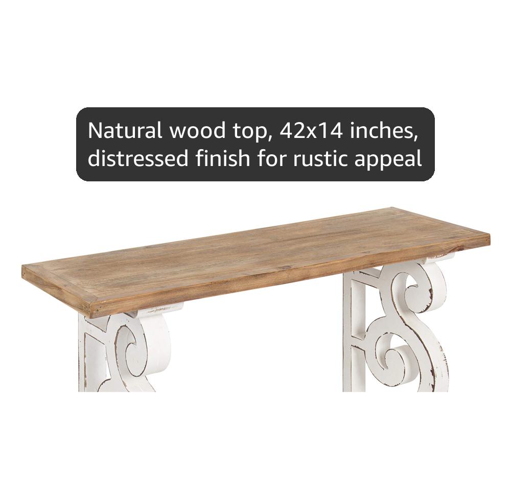 Amazon.com: Kate and Laurel Wyldwood Country French Solid Wood